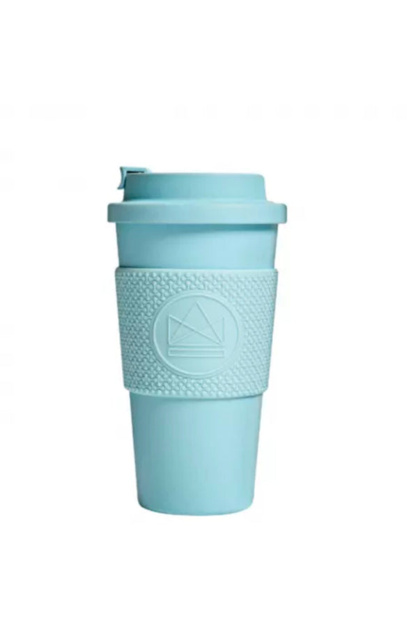 Neon Kactus Coffee Cup | Reusable | Compostable | Blue | 16oz