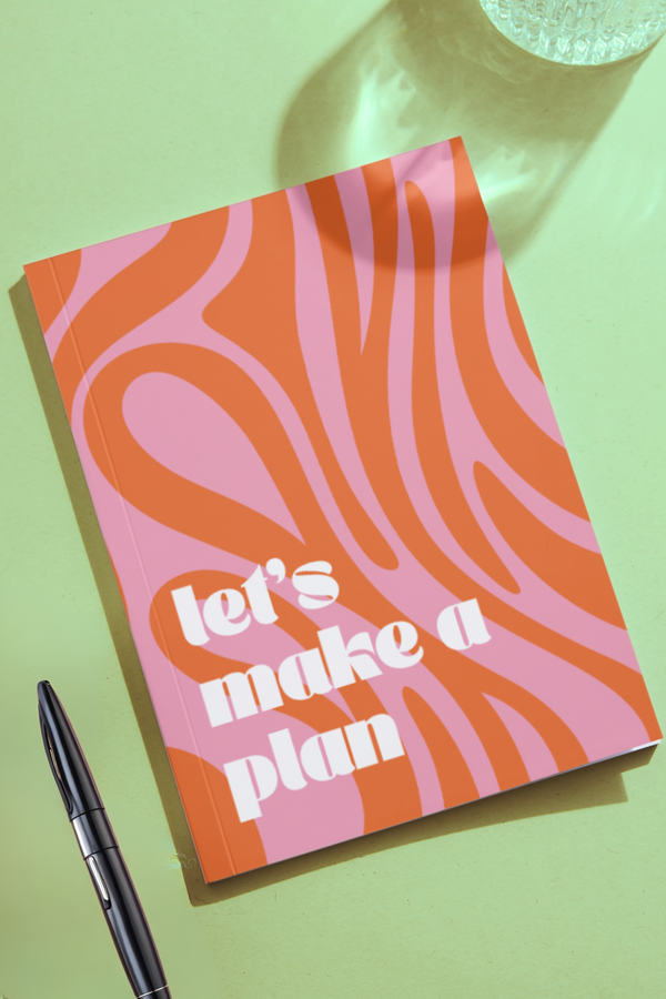 Colour Burst Notebook: Let's Make a Plan | LiveWell