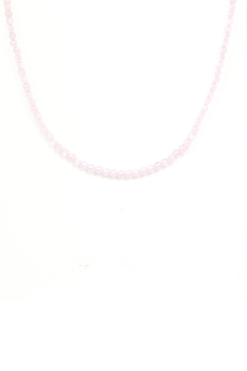 Rose Quartz Crystal Necklace | Self Love Chakra Jewellery| YPOM
