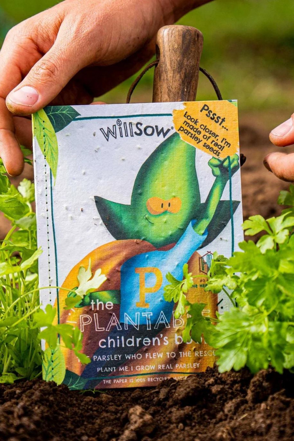 Children's Plantable Book | The Basil Who Built Bridges | Basil Seeds - LiveWell