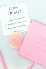 Rose Quartz Palm Stone: Crystal for Unconditional Love and Self-Compassion
