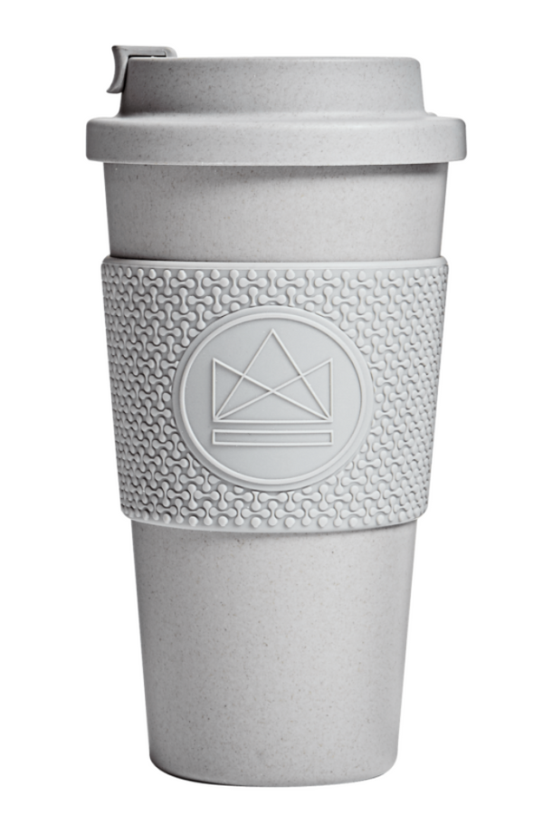 Neon Kactus Coffee Cup | Reusable | Compostable | Grey | 16oz - LiveWell