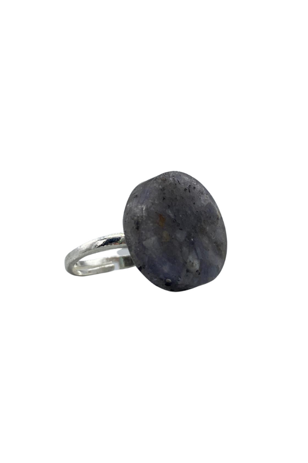 Tanzanite Crystal Ring | Chakra Stone | Sterling Silver - LiveWell