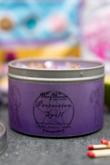 Crystal Infused Candle - Protection Spell - The Studio (6592695271487)