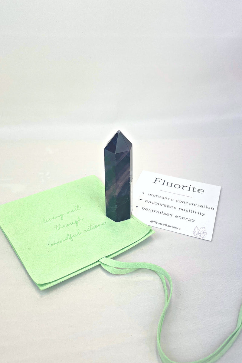 Fluorite Crystal Point | Cleansing Energy