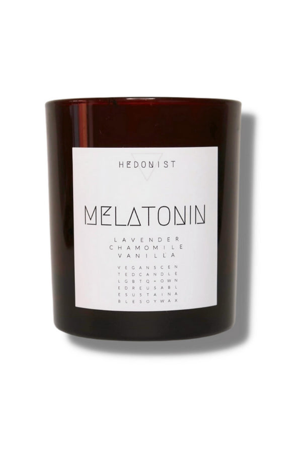 Melatonin |Lavender, Chamomile and Vanilla Scented Candle | Crystal inspired | Vegan Hand Poured Candle With 60 Hour Burn Time