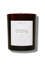 Utopia | Sweet Tobacco Scented Candle | Crystal inspired Candle | Home & Garden