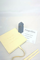 Angelite Point Crystal | Blue | Soothing Chakra Stone