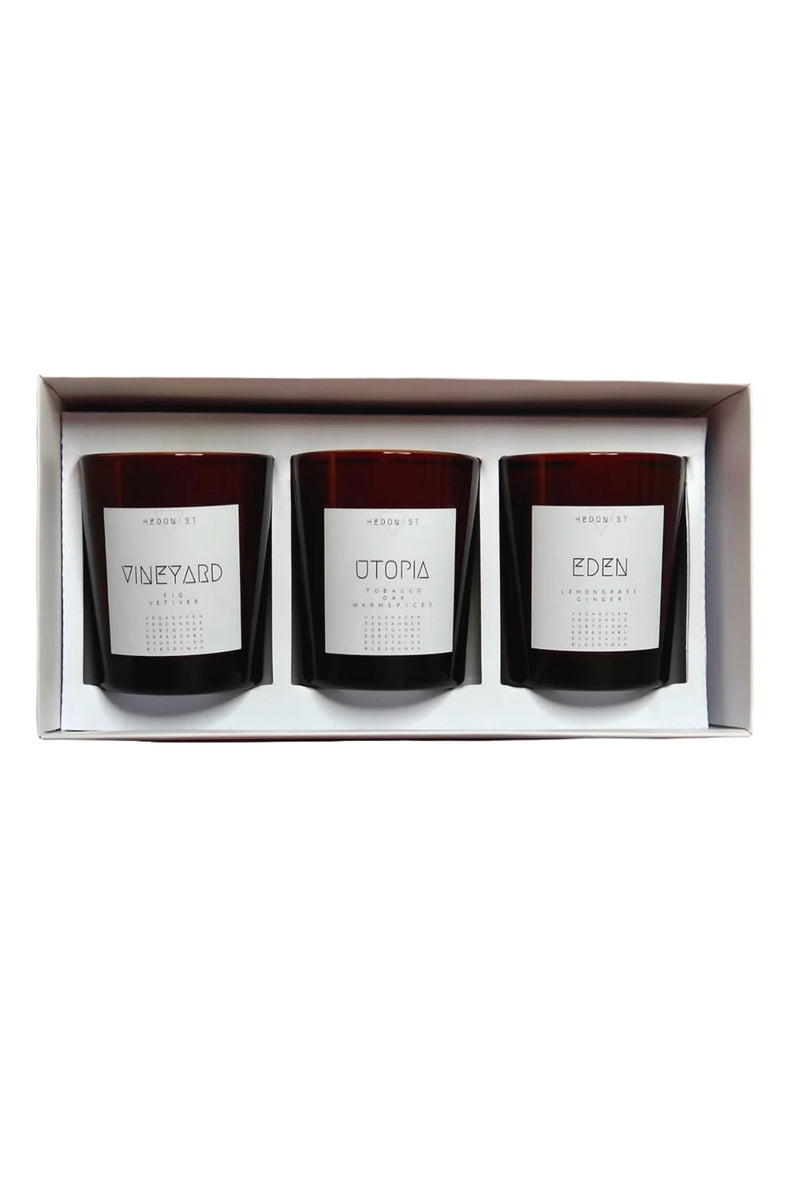 Self Care | Luxury Vegan Scented Votive Candle Set | Crystal inspired Gift Set