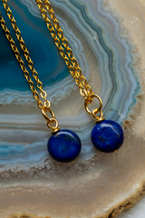 Lapis Lazuli Necklace | Gold Plated | Psychic Energy Crystal| Your Piece Or Mine