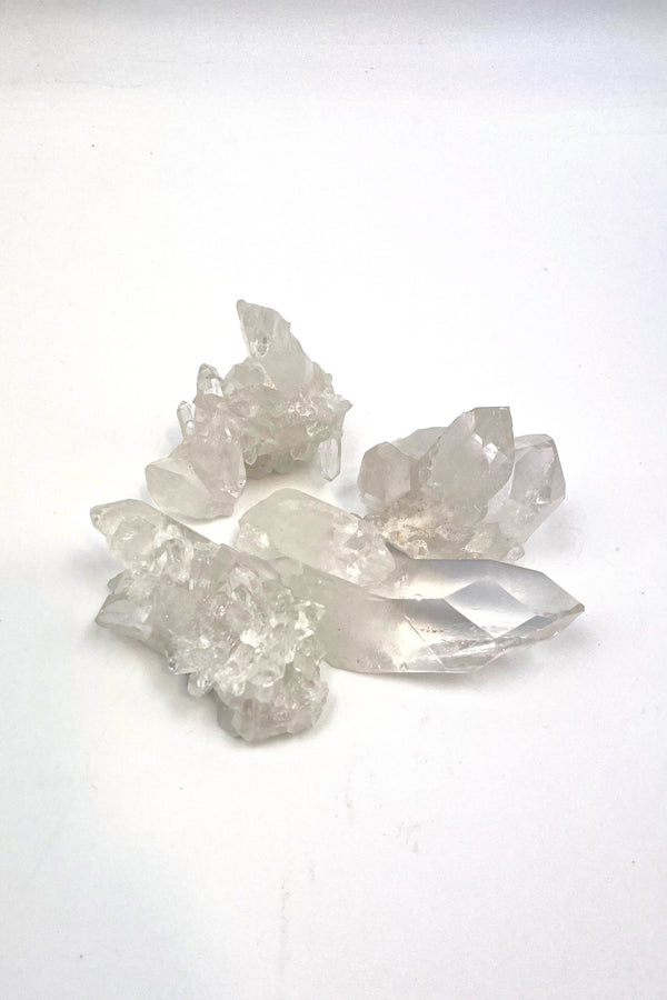 Clear Quartz Crystal Cluster | High Vibration Chakra Stone