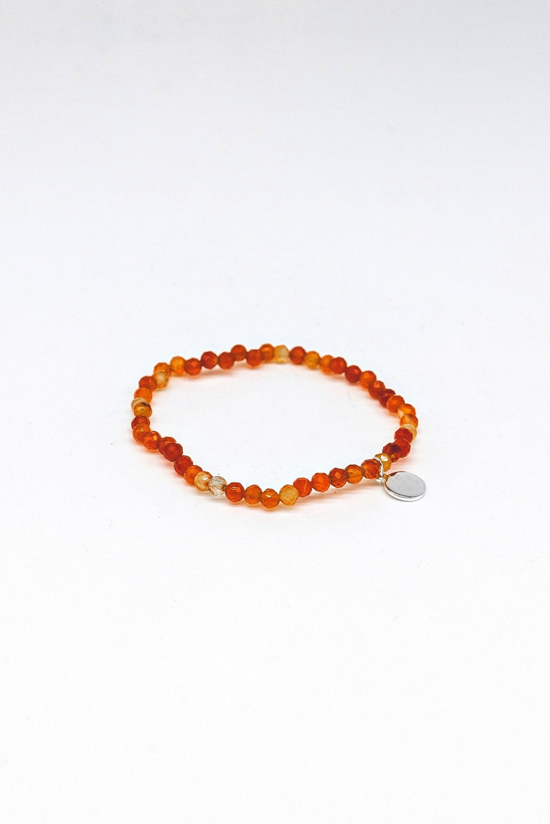 Carnelian Crystal Bracelet Orange | Sagittarius Zodiac Collection| LiveWell