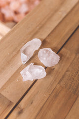 Clear Quartz Crystal | Raw Cut | High Vibration Chakra Stone