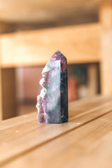 Fluorite Crystal Point | Rough Cut | Cleansing Energy