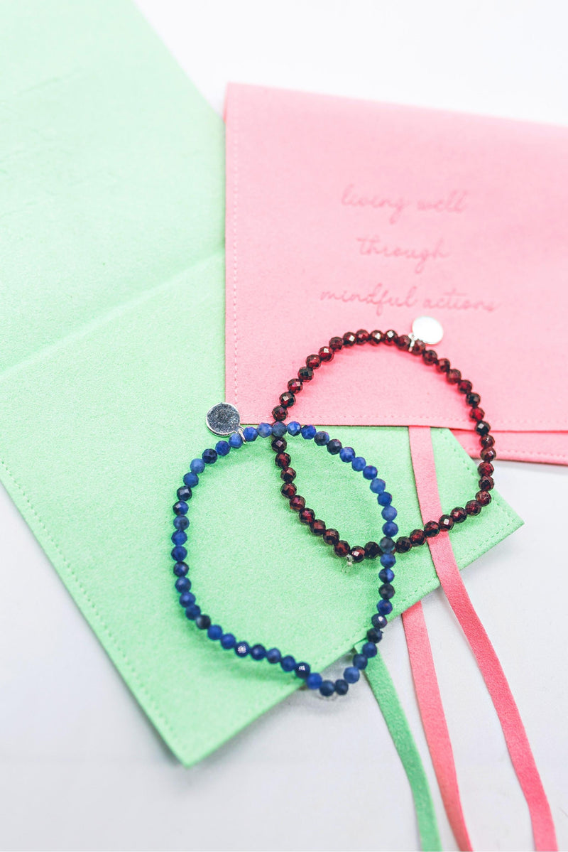 Blue Apatite Crystal Bracelet | Libra Zodiac Collection| LiveWell