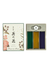Hana No Hana | Japanese Incense | Assorted Floral | 30 Sticks & Incense Holder