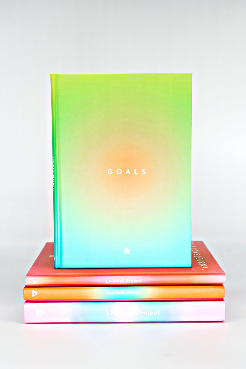 Guided Journal | Weekly Goal & Intention Setting | Hardback | LiveWell