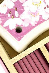 Luxury Japanese Incense | Shiawase No Kaori | Chiyo Uno Collection | 36 Sticks & Incense Holder