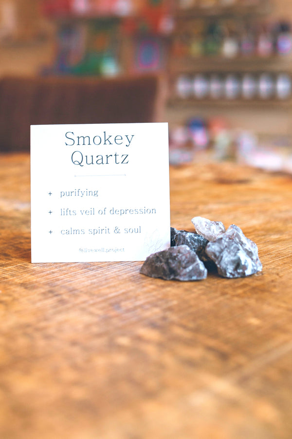 Smoky Quartz | Rough Cut | Grounding & Protection
