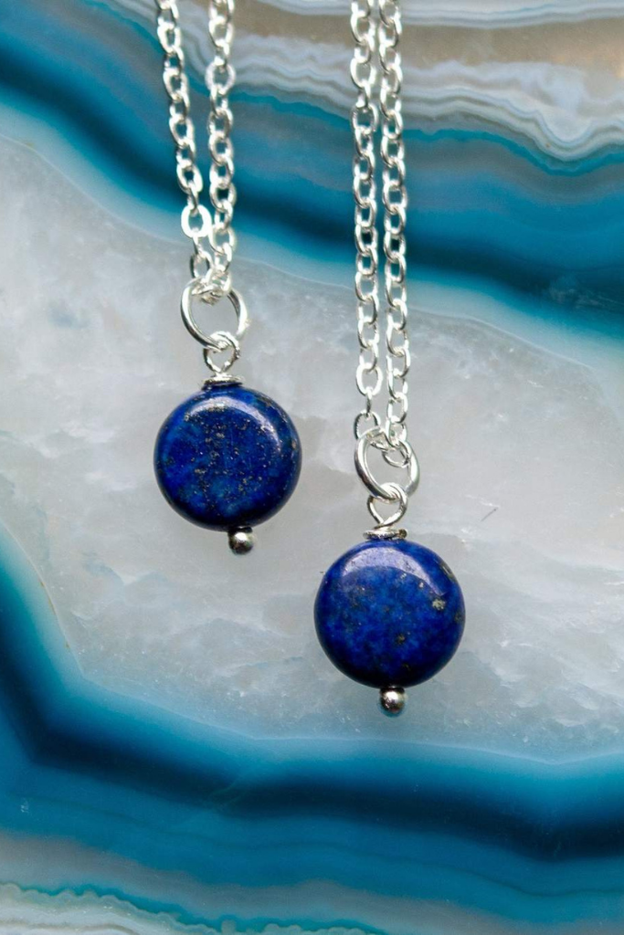 Lapis Lazuli Necklace | Sterling Silver | Psychic Energy Crystal| Your Piece Or Mine