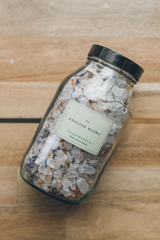 Floral Infused Bath Salts | Lavender Chamomile & Spearmint | Soothing
