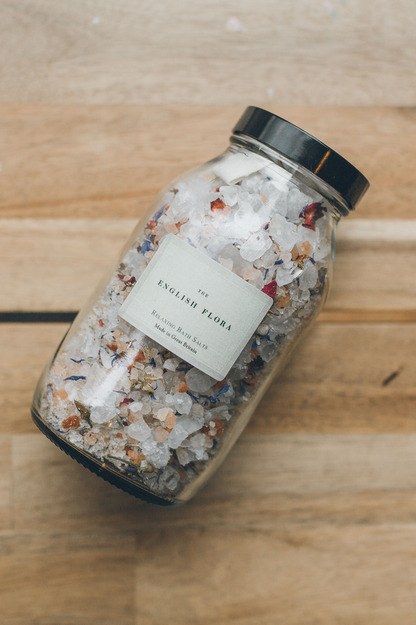 Floral Infused Bath Salts | Lavender Chamomile & Spearmint | Relaxing