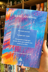 Goals Guided Journal | Weekly Goal & Intention Setting | Wellness Tracker Journal | Paperback