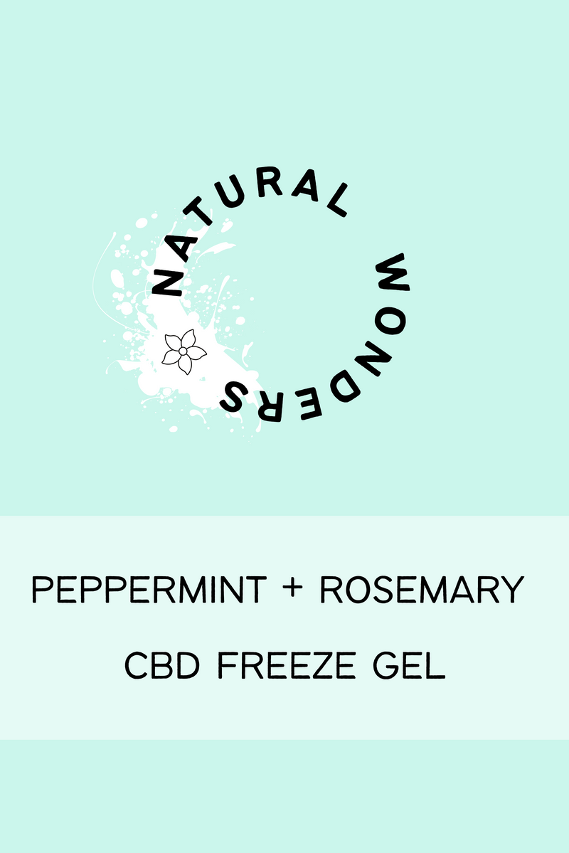 CBD Muscle Freeze Gel | Peppermint + Rosemary | 100ml | High Strength CBD Gel Formula - Joint & Muscle, Back Pain, Relief for Sore Muscles, Soothe Feet, Knees, Neck, Shoulders - CBD Rich in Natural Extracts