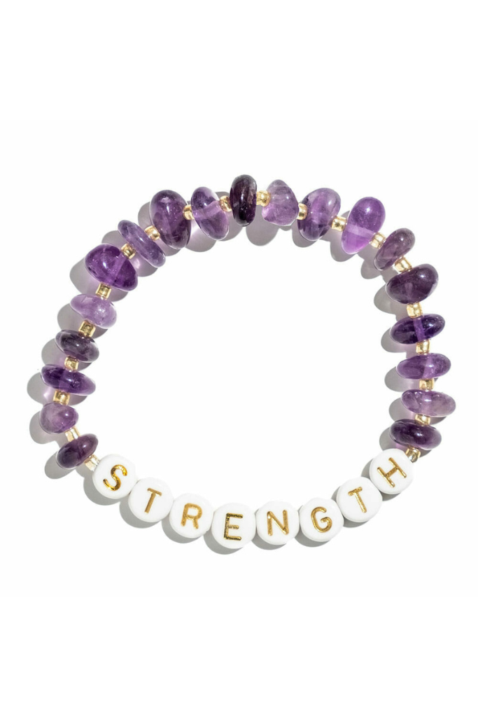Tinkalink Amethyst Healing Bracelet | Soothing Stone | Strength