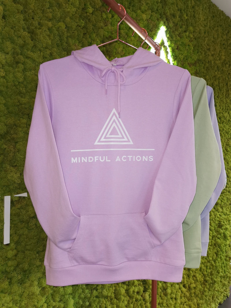Mindful Actions Hoodie Hoodies The Studio xs Candy Pink  (4728989319231)